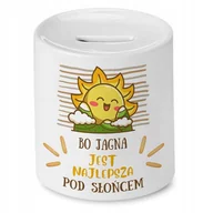 Skarbonki - Skarbonka Dla Jagny na Urodziny na Prezent z Nadrukiem ze Zdjęciem - miniaturka - grafika 1