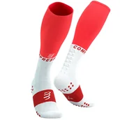 Skarpetki sportowe męskie - COMPRESSPORT Skarpety kompresyjne FULL SOCKS OXYGEN fluo red - miniaturka - grafika 1