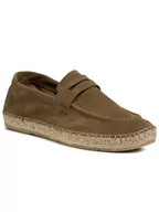 Espadryle męskie - QUAZI Espadryle QZ-63-04-000619 Zielony - miniaturka - grafika 1