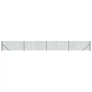 Ogrodzenie z siatki, ze stopami słupków, zielone, 0,8x10 m Lumarko! - Ogrodzenia - miniaturka - grafika 3