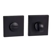 Szyldy i rozety - Rozeta podklamkowa do wc Adel slim Czarna - miniaturka - grafika 1