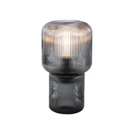 Lampy stojące - Paul Neuhaus Designerska lampa stołowa dymione szkło - Zonat - miniaturka - grafika 1