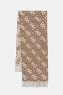 Apaszki i szaliki damskie - Guess szalik damski kolor brązowy wzorzysty W5BZ33 Z4210 - miniaturka - grafika 1