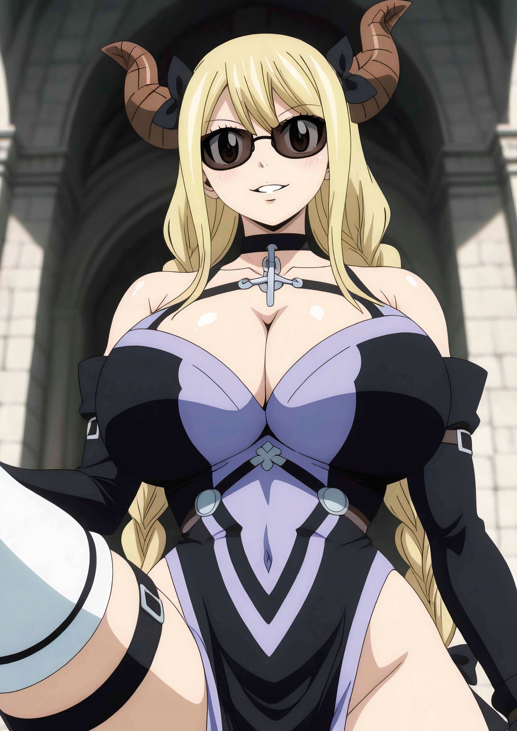 Plakat A3 Fairy Tail Anime Manga Lucy Heartfilia Star Dress Capricorn