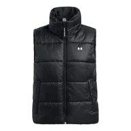 Kurtki damskie - Damski bezrękawnik puchowy pikowany Under Armour Lw Insulate Vest - czarny - UNDER ARMOUR - miniaturka - grafika 1