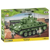 Klocki - Cobi 2543. Kolekcja historyczna. Czołg M24 Chaffee - miniaturka - grafika 1