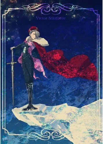 Plakat Anime Yuuri!!! on Ice yoi_015 A3 (custom)