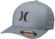 Czapki damskie - Hurley Męska czapka z daszkiem M Icon Weld Hat, czarna, L - miniaturka - grafika 1