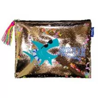 Piórniki - Saszetka na zamek Rekin złota - miniaturka - grafika 1