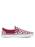 Trampki damskie - Vans Tenisówki Classic Slip-On VN000D5PZCF1 Bordowy - miniaturka - grafika 1