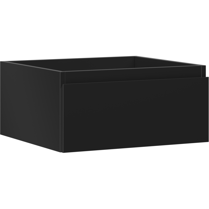 Mexen Orio szafka łazienkowa podumywalkowa 50 cm, 1 szuflada, czarna mat - 91A10-05023-1-BF71