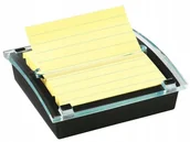Etykiety samoprzylepne i bloki etykiet - Post-It 3M Podajnik do bloczków samoprzylepnych Millenium XL Z-Notes (DS440-SSCYL), czarny, 1 bloczek GRATIS 3M-HK100010444 - miniaturka - grafika 1
