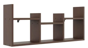 Nowoczesna Nadstawka Na Biurko Wenge Eksa - Półki do salonu - miniaturka - grafika 1