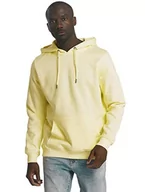 Bluzy męskie - Urban Classics Męska bluza z kapturem Basic Sweat Hoody, żółty, L - miniaturka - grafika 1