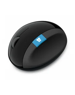Microsoft Sculpt Ergonomic Mouse WL black L6V-00003 - Myszki - miniaturka - grafika 1