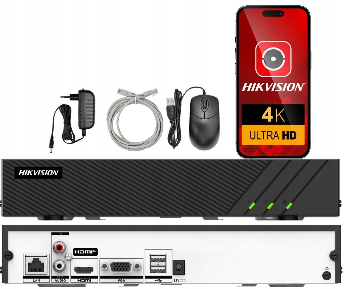 Hikvision REJESTRATOR IP DS-7608NI-Q1 E PL 8 kanałów