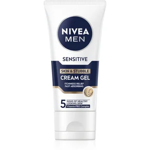 Nivea Men Sensitive Cream Gel Żel do twarzy dla mężczyzn 50 ml - Kosmetyki do pielęgnacji twarzy męskie - miniaturka - grafika 1