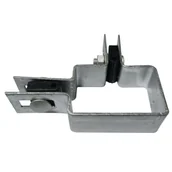 Akcesoria do ogrodzeń - Obejma narożna 60 x 40 mm ocynk - miniaturka - grafika 1