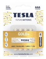 Baterie i akcesoria - BATERIE ALKALICZNE TESLA AAA/LR03/1,5V 4SZT GOLD+ - miniaturka - grafika 1