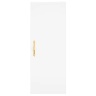 Wysoka szafka, biała, 34,5x34x180 cm, materiał drewnopochodny Lumarko! - Szafki do salonu Wysoka szafka, biała, 34,5x34x180 cm, materiał drewnopochodny Lumarko! - Szafki do salonu - miniaturka - grafika 9