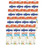 Napoje roślinne - Alpro Napój Sojowy Bez Cukru Zestaw 16 x 1 l - miniaturka - grafika 1