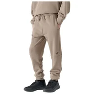 Moda i Uroda OUTLET - 4F Spodnie chłopięce dresowe 4FJWSS25TTROM1103-83S Brązowy Roz. 164 - miniaturka - grafika 1