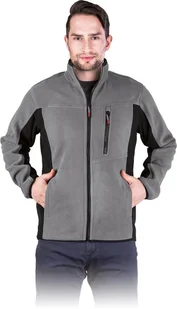 Bluza polarowa męska polar szary Reis r. M - Bluzy sportowe męskie - miniaturka - grafika 1