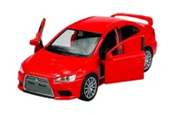 Samochody i pojazdy dla dzieci - WELLY MITSUBISHI LANCER EVOLUTION X CZERWONY 1:34 43655 - miniaturka - grafika 1
