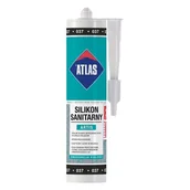 Silikony - Atlas Silikon sanitarny ARTIS 037 grafitowy 280 ml - miniaturka - grafika 1