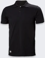 Koszulki męskie - Helly Hansen T-shirt HELLY HANSEN Manchester Polo, black 3XL - miniaturka - grafika 1