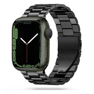 Akcesoria do smartwatchy - Pasek TECH-PROTECT Stainless do Apple Watch 4/5/6/7/8/9/SE/Ultra (42/44/45/49mm) Czarny - miniaturka - grafika 1