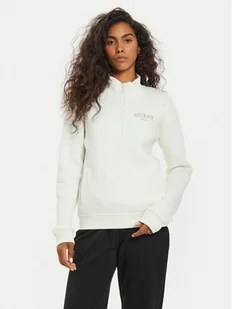Guess Bluza V4BQ18 KCHX0 Biały Regular Fit - Bluzy damskie - miniaturka - grafika 1