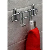 Wieszaki łazienkowe - Wieszak podwójny chrom - miniaturka - grafika 1