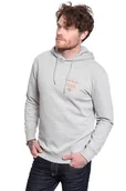 Bluzy męskie - LEE SEASONAL LOGO HOODIE GREY MELE L80ZSP37 112121626 - Lee - miniaturka - grafika 1
