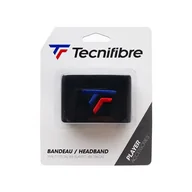 Tenis ziemny - Frotka Opaska Na Czoło TECNIFIBRE HEADBAND Czarna 1 szt. - miniaturka - grafika 1
