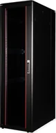 Szafy rack - Szafa Roline ROLINE Netzwerkschrank Pro 48,26cm 19Zoll 42 HE 600x1000 BxT Glastor schwarz - miniaturka - grafika 1
