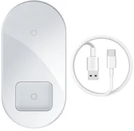 Ładowarki do telefonów - Baseus Simple 2W1 Pro Qi Ładowarka Indukcyjna - miniaturka - grafika 1