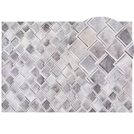 Dywany - Beliani Dywan szary 160x230 cm skórzany AGACLI - miniaturka - grafika 1