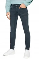 Spodnie męskie - PEPE JEANS NIEBIESKIE JEANSY MĘSKIE RURKI W33 L34 XQA - miniaturka - grafika 1