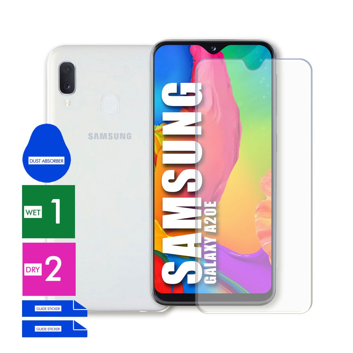 SZKŁO OCHRONNE DO SAMSUNG GALAXY A20E NA TELEFON EKRAN SZYBKA PANCERNE