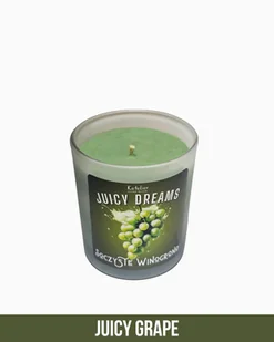 Świeca Sojowa - Juicy Dreams - 140 ml - Zapach Soczyste Winogrono - Świece - miniaturka - grafika 1