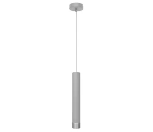 LED Żyrandol na lince TUBA 1xGU10/4,8W/230V szary/matowy chrom - Lampy sufitowe - miniaturka - grafika 1