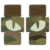 Odzież taktyczna i umundurowanie - Naszywka M-Tac Tiger Eyes Laser Cut (para) - Multicam (51140008) - miniaturka - grafika 1