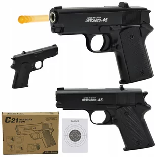 Metal Asg Broń Pistolet Na Kulki Replika Karabin - Zabawki militarne - miniaturka - grafika 1