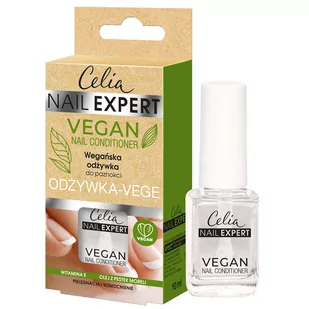 Celia Nail Expert Wegańska Odżywka do paznokci 10ml - Odżywki do paznokci - miniaturka - grafika 1