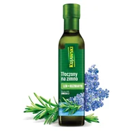 Olej spożywczy - Kujawski Suplement diety olej lniany tłoczony na zimno z rozmarynem 250 ml - miniaturka - grafika 1