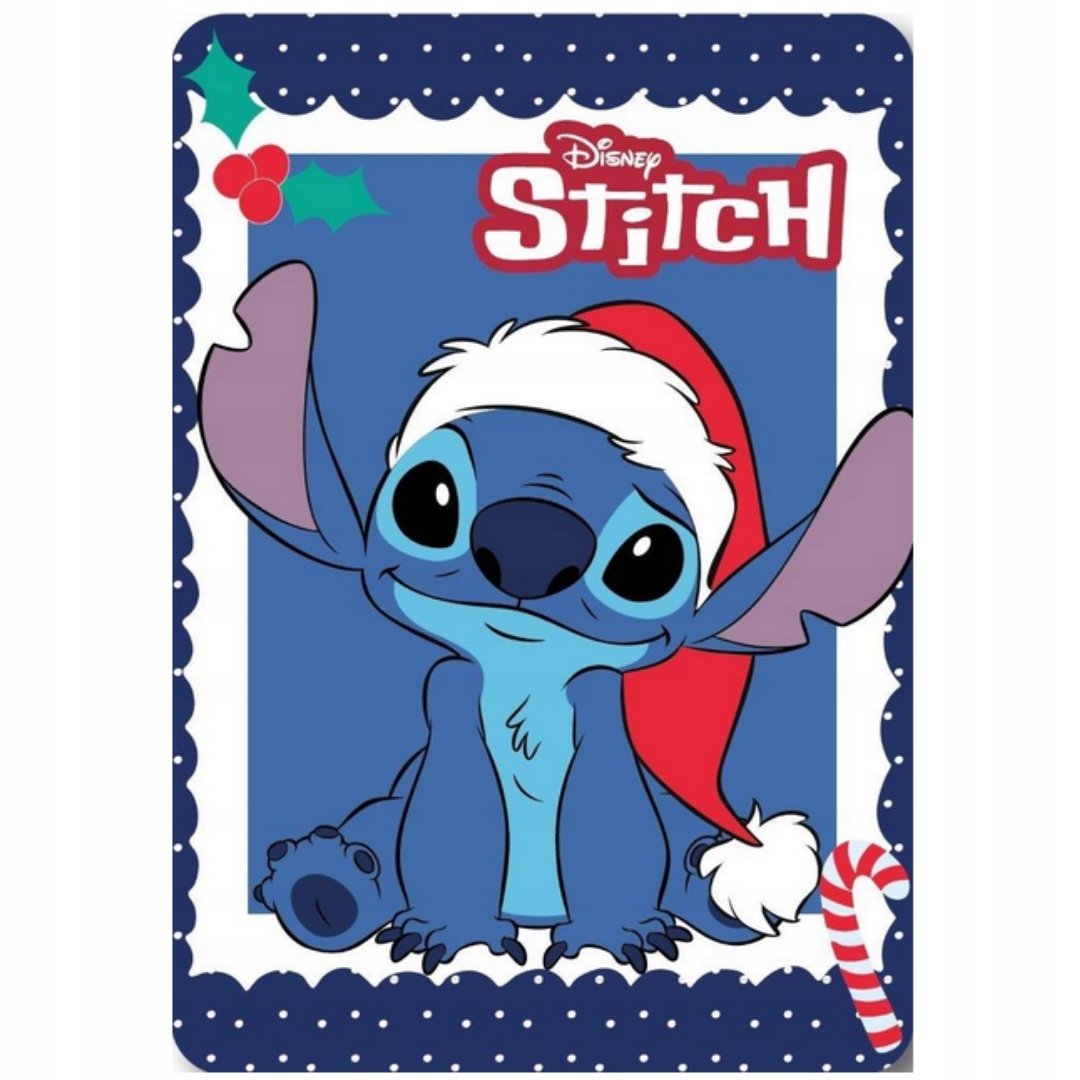 Stitch Koc Polarowy 100x140 Oryginał Miękki Ciepły Dla Dzieci