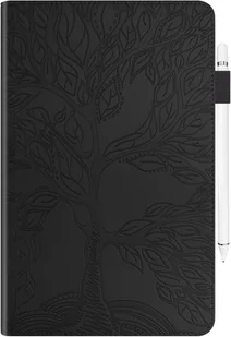 ETUI DO APPLE IPAD AIR 4 10'9 " Z KLAPKĄ CZARNY EKO SKÓRA OCHRONNY CASE - Etui do tabletów - miniaturka - grafika 1