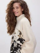 Bluzy damskie - Reserved - Bluza ze sztucznego baranka - wielobarwny - miniaturka - grafika 1