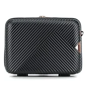 Walizki - WITTCHEN Walizka na kółkach, z twardego poliwęglanu, na 4 kółkach, zamek szyfrowy TSA, czarny, XS, Nowoczesny - miniaturka - grafika 1